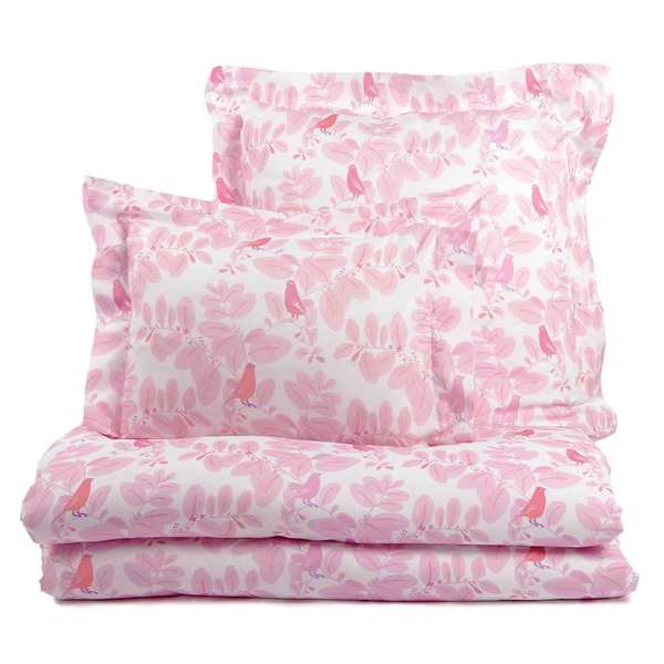 Housse de couette songe rose