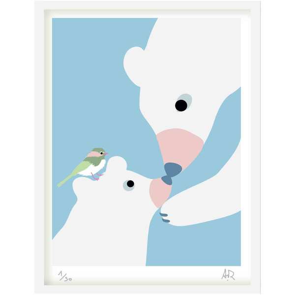 Art Print - Ours blancs