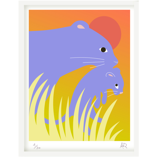 Art print Panthère