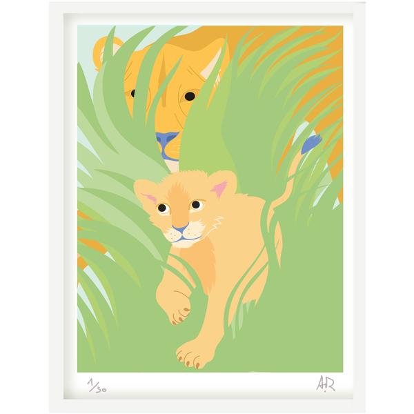 Art print Lion